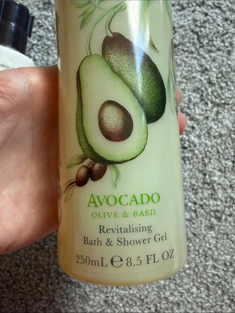 Crabtree & Evelyn Avocado Olive & Basil Body Lotion + Shower Gel Set
